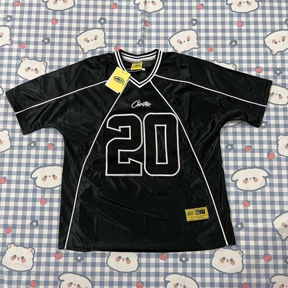 Corteiz Black Jersey #20 - Picture 1 of 7